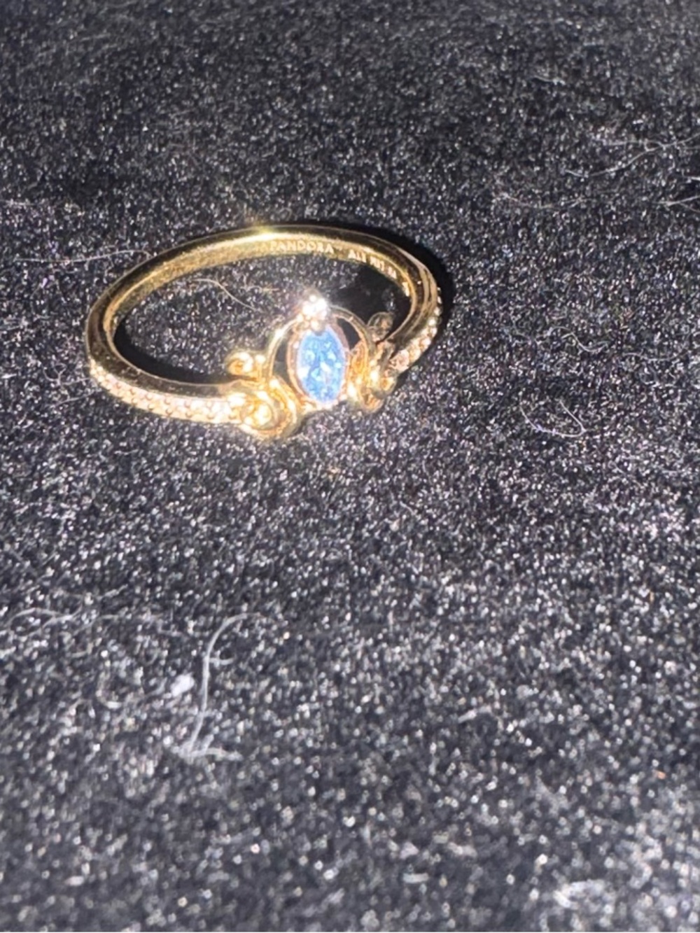 Disney Cinderella Pandora ring size 7.5